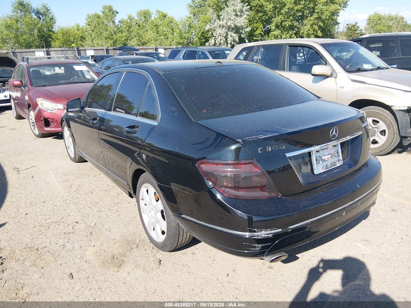 2011 Mercedes-benz C class VIN WDDGF8BB3BR133432 IAAI salvage auction — NORMAL WEAR, Clear (Colorado), sold $375 on 2026-07-28 (photo 3)