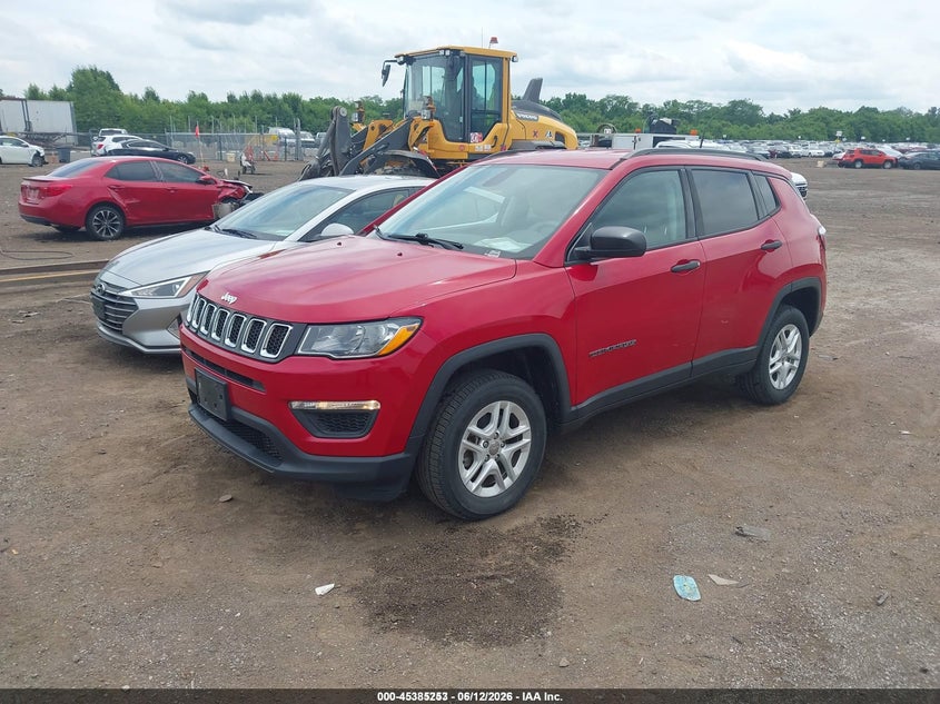 2018 Jeep Compass VIN 3C4NJDAB0JT334379 IAAI salvage auction — NORMAL WEAR, Sf97 (Ohio), sold $11,650 on 2026-08-27 (photo 2)