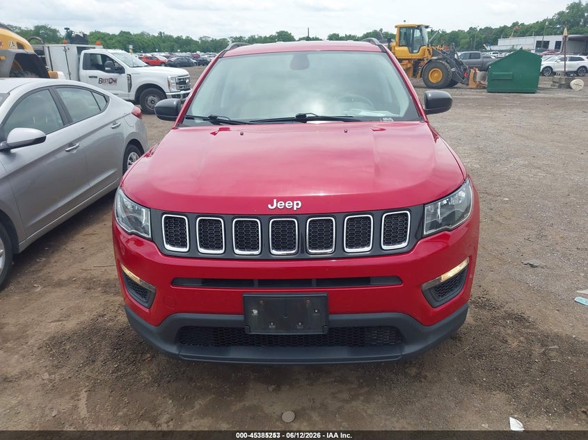 2018 Jeep Compass VIN 3C4NJDAB0JT334379 IAAI salvage auction — NORMAL WEAR, Sf97 (Ohio), sold $11,650 on 2026-08-27 (photo 6)