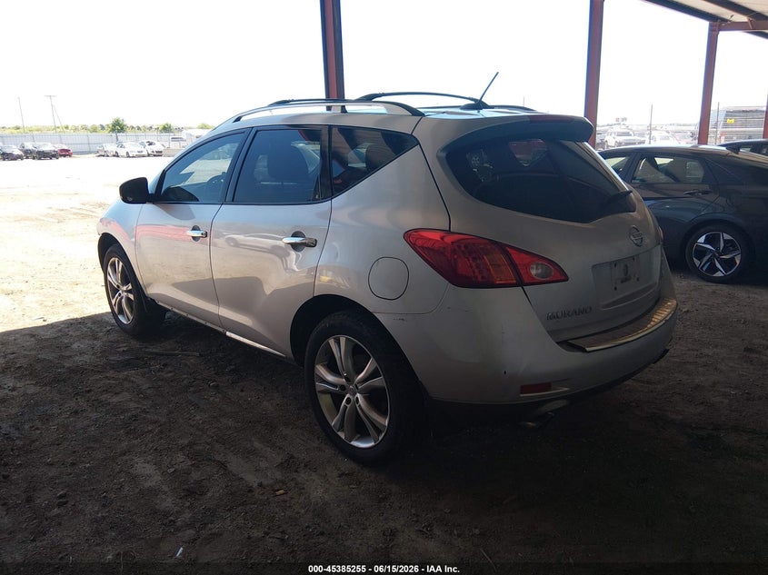 2009 Nissan Murano VIN JN8AZ18W19W127010 IAAI salvage auction — FRONT END, Certificate Of Title (Nebraska), sold $1,000 on 2026-07-09 (photo 3)