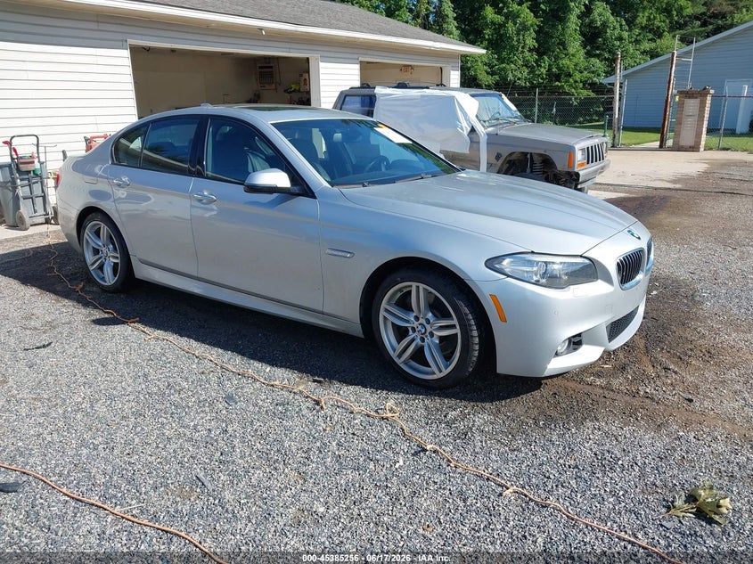 2014 BMW VIN WBA5B3C58ED537883 IAAI salvage auction — HAIL, Wait Title, sold $3,700 on 2026-08-07 (photo 1)