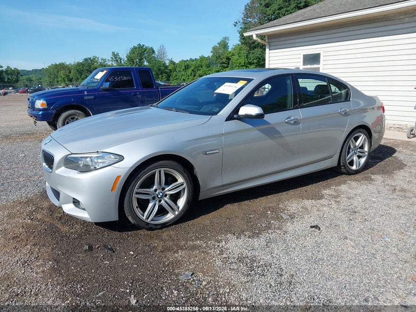 2014 BMW VIN WBA5B3C58ED537883 IAAI salvage auction — HAIL, Wait Title, sold $3,700 on 2026-08-07 (photo 2)