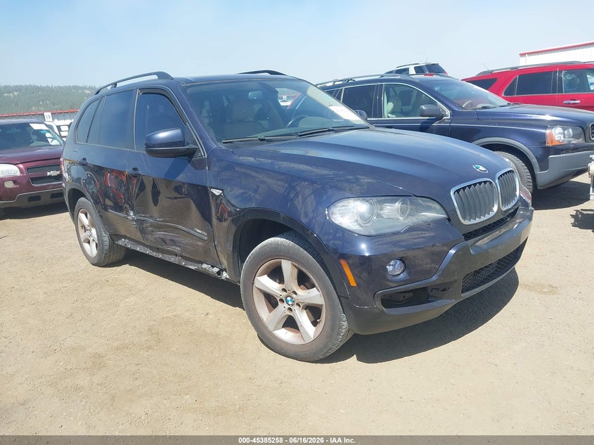 2009 BMW X5 VIN 5UXFE43599L263530 IAAI salvage auction — RIGHT SIDE, Bill Of Sale (Washington), sold $550 on 2026-07-28 (photo 1)