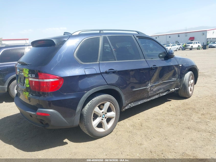 2009 BMW X5 VIN 5UXFE43599L263530 IAAI salvage auction — RIGHT SIDE, Bill Of Sale (Washington), sold $550 on 2026-07-28 (photo 4)