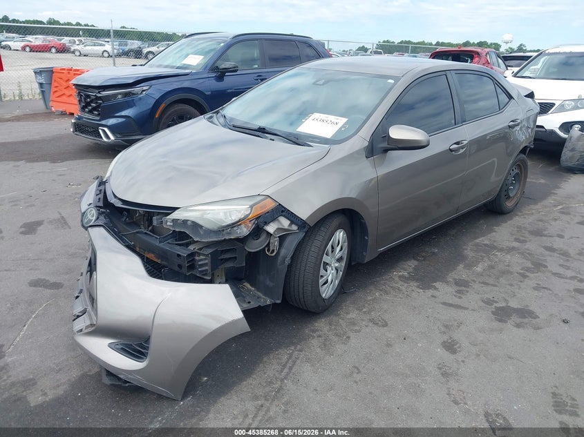 2017 Toyota Corolla VIN 5YFBURHEXHP569845 IAAI salvage auction — REAR END, Salvage (North Carolina), sold $2,250 on 2026-07-15 (photo 2)
