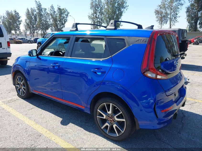 2021 Kia Soul VIN KNDJ63AUXM7749231 IAAI salvage auction — RIGHT FRONT, Salvage (California), sold $2,300 on 2026-07-13 (photo 3)