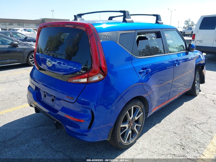 2021 Kia Soul VIN KNDJ63AUXM7749231 IAAI salvage auction — RIGHT FRONT, Salvage (California), sold $2,300 on 2026-07-13 (photo 4)