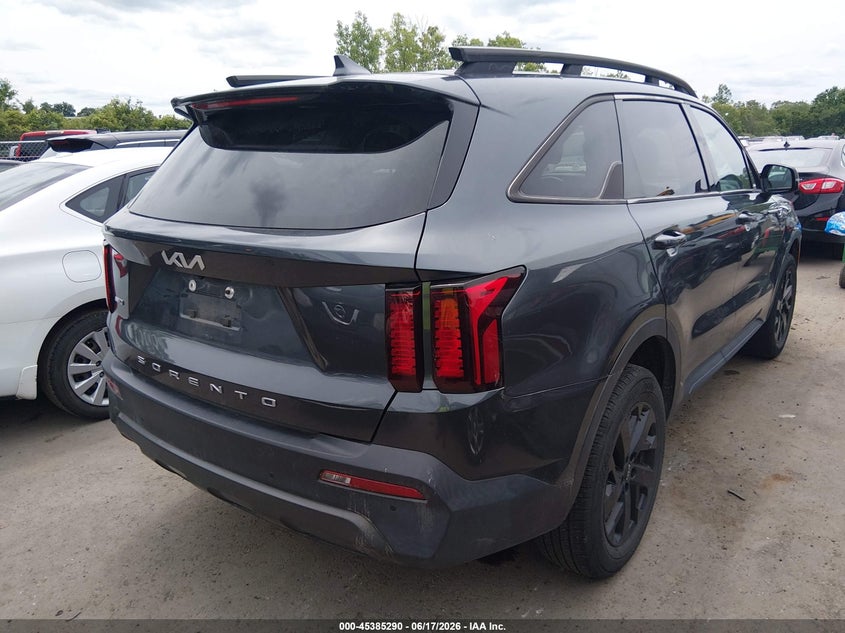 2022 Kia Sorento VIN 5XYRLDLCXNG129831 IAAI salvage auction — FRONT END, Salvage (Ohio), sold $7,100 on 2026-07-16 (photo 4)