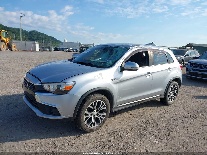 2016 Mitsubishi Outlander VIN JA4AR3AU1GZ054324 IAAI salvage auction — ROOF, Salvage (Pennsylvania), sold $1,350 on 2026-07-19 (photo 2)