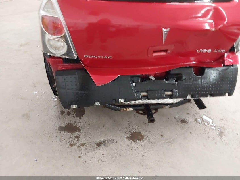 2009 Pontiac Vibe VIN 5Y2SM67079Z456253 IAAI salvage auction — REAR END, Salvage (Illinois), sold $1,550 on 2026-07-20 (photo 6)