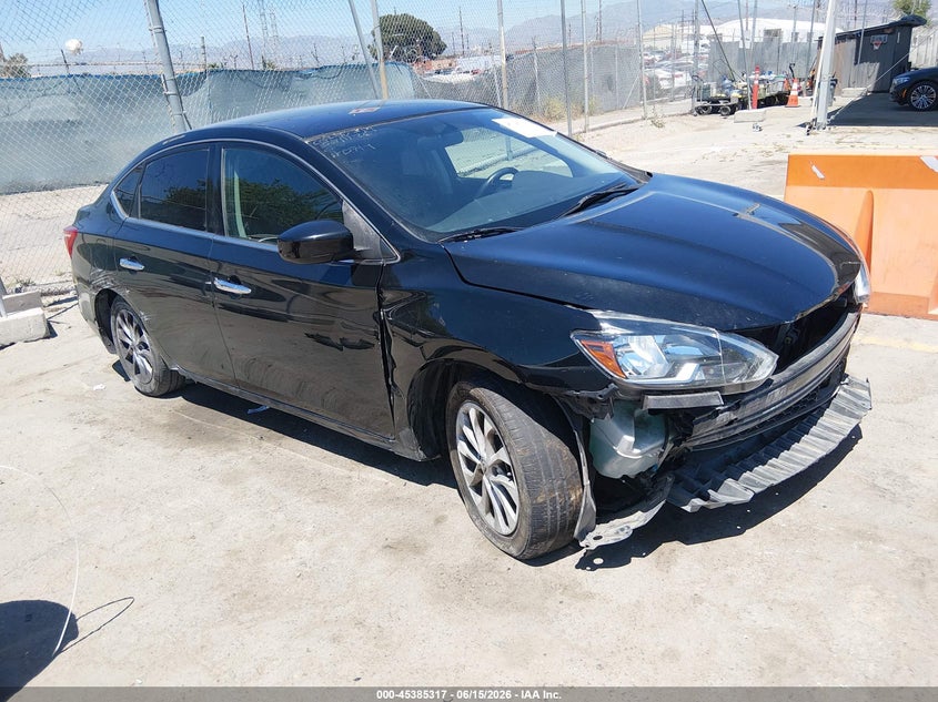 2019 Nissan Sentra VIN 3N1AB7APXKY240719 IAAI salvage auction — FRONT END, Salvage (California), sold $1,450 on 2026-07-18 (photo 1)