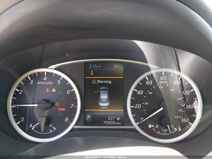 2019 Nissan Sentra VIN 3N1AB7APXKY240719 IAAI salvage auction — FRONT END, Salvage (California), sold $1,450 on 2026-07-18 (photo 7)