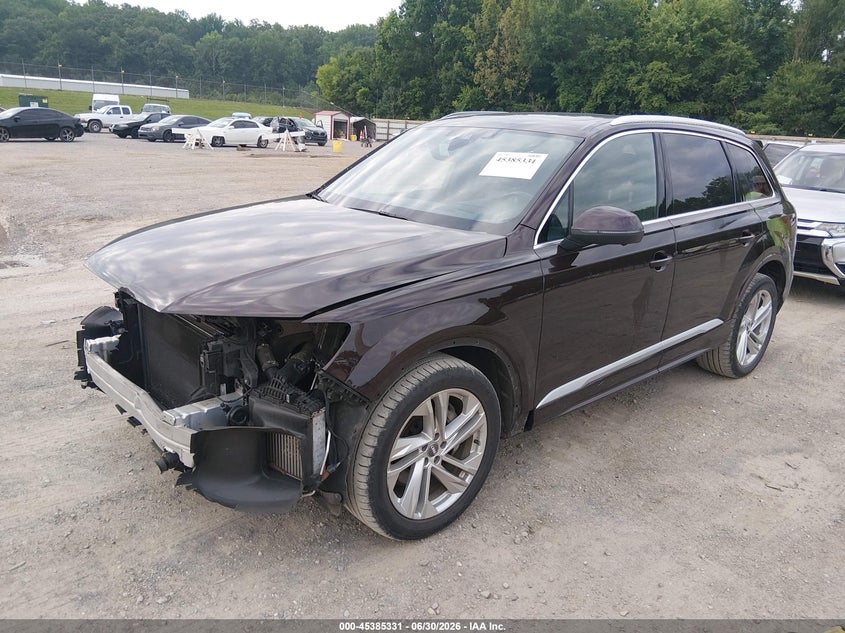 2020 Audi Q7 VIN WA1VXAF77LD010608 IAAI salvage auction — FRONT END, Salvage Title, sold $12,600 on 2026-07-29 (photo 2)