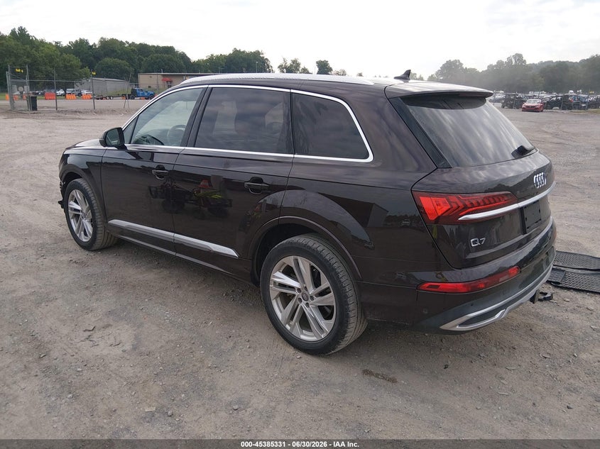 2020 Audi Q7 VIN WA1VXAF77LD010608 IAAI salvage auction — FRONT END, Salvage Title, sold $10,500 on 2026-07-26 (photo 3)