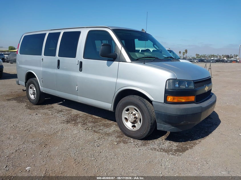 2019 Chevrolet Express 2500 VIN 1GAWGEFG2K1282252 IAAI salvage auction — NORMAL WEAR, Sf97 (California), sold $14,100 on 2026-07-28 (photo 1)