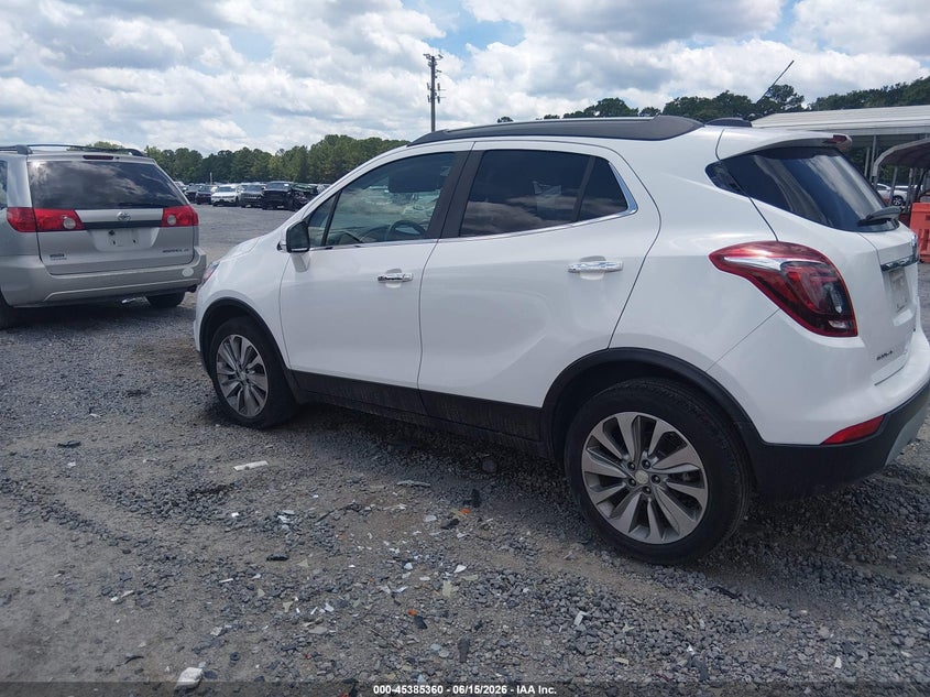 2017 Buick Encore VIN KL4CJASB1HB241672 IAAI salvage auction — NORMAL WEAR, Salvage Title, sold $1,550 on 2026-07-28 (photo 3)