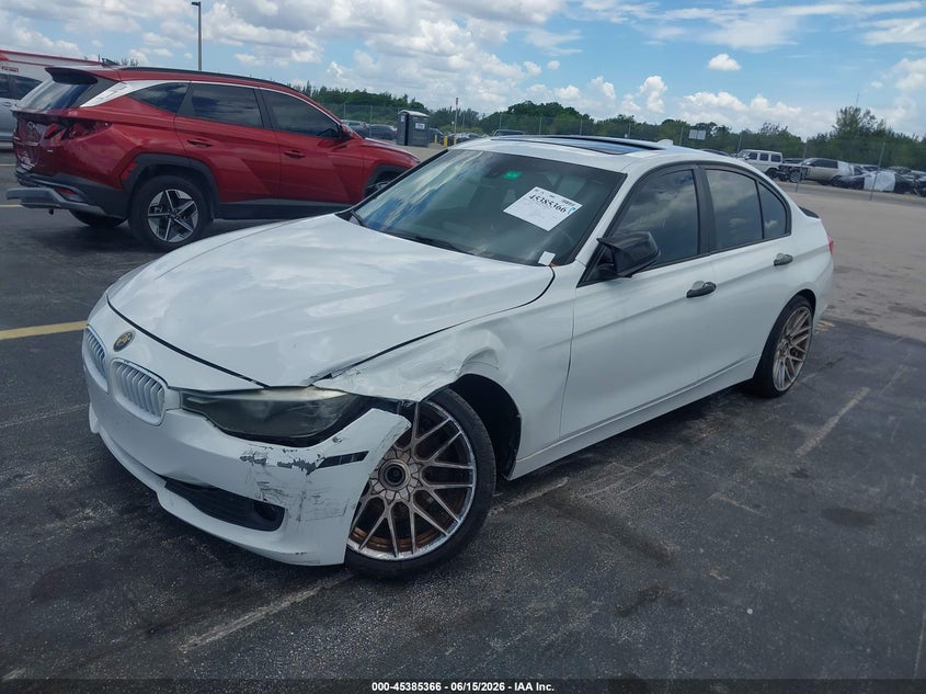 2015 BMW 3er VIN WBA3B1G56FNT06515 IAAI salvage auction — LEFT FRONT, Rebuildable (Florida), sold $1,050 on 2026-07-30 (photo 6)