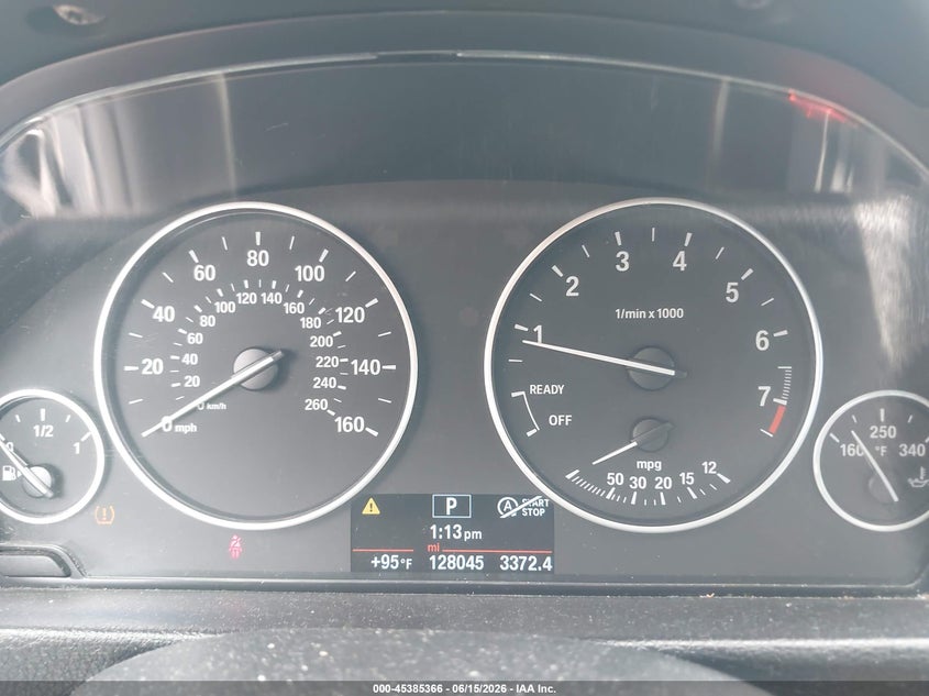 2015 BMW 3er VIN WBA3B1G56FNT06515 IAAI salvage auction — LEFT FRONT, Rebuildable (Florida), sold $1,050 on 2026-07-30 (photo 7)