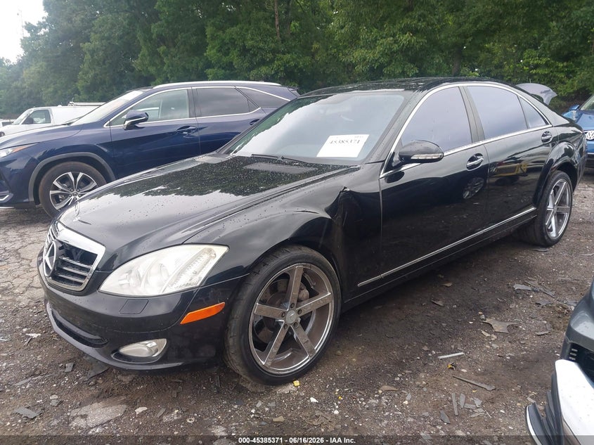 2007 Mercedes-benz S class VIN WDDNG71X37A037883 IAAI salvage auction — LEFT FRONT, Salvage (Idaho), sold $875 on 2026-07-15 (photo 2)