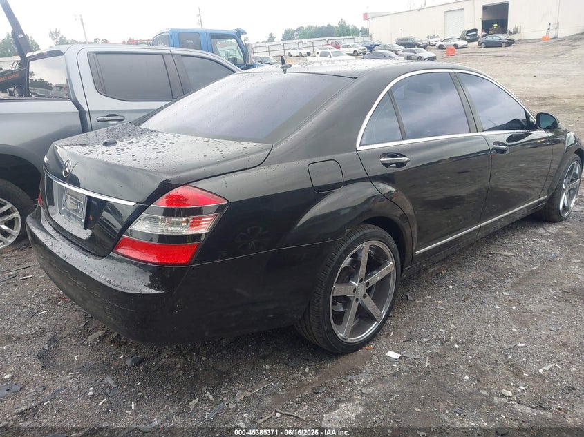 2007 Mercedes-benz S class VIN WDDNG71X37A037883 IAAI salvage auction — LEFT FRONT, Salvage (Idaho), sold $875 on 2026-07-15 (photo 4)