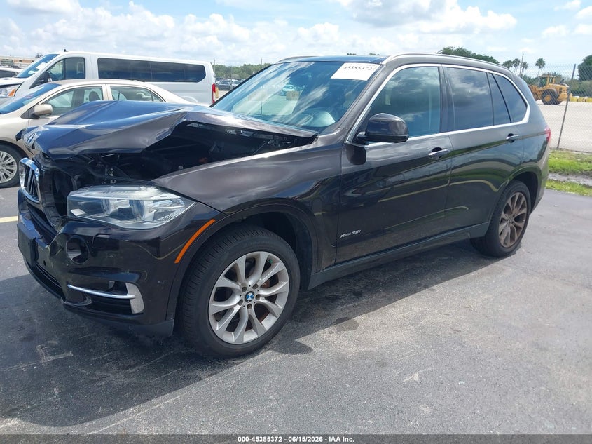 2014 BMW X5 VIN 5UXKR0C53E0H16132 IAAI salvage auction — FRONT END, Rebuildable (Florida), sold $4,400 on 2026-07-16 (photo 2)