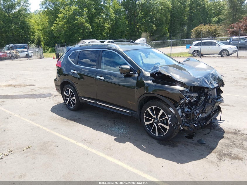 2017 Nissan Rogue VIN JN8AT2MV7HW024211 IAAI salvage auction — FRONT & REAR, Salvage Title, sold $1,325 on 2026-07-09 (photo 1)