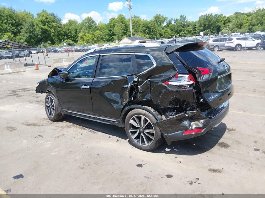2017 Nissan Rogue VIN JN8AT2MV7HW024211 IAAI salvage auction — FRONT & REAR, Salvage Title, sold $1,325 on 2026-07-09 (photo 3)