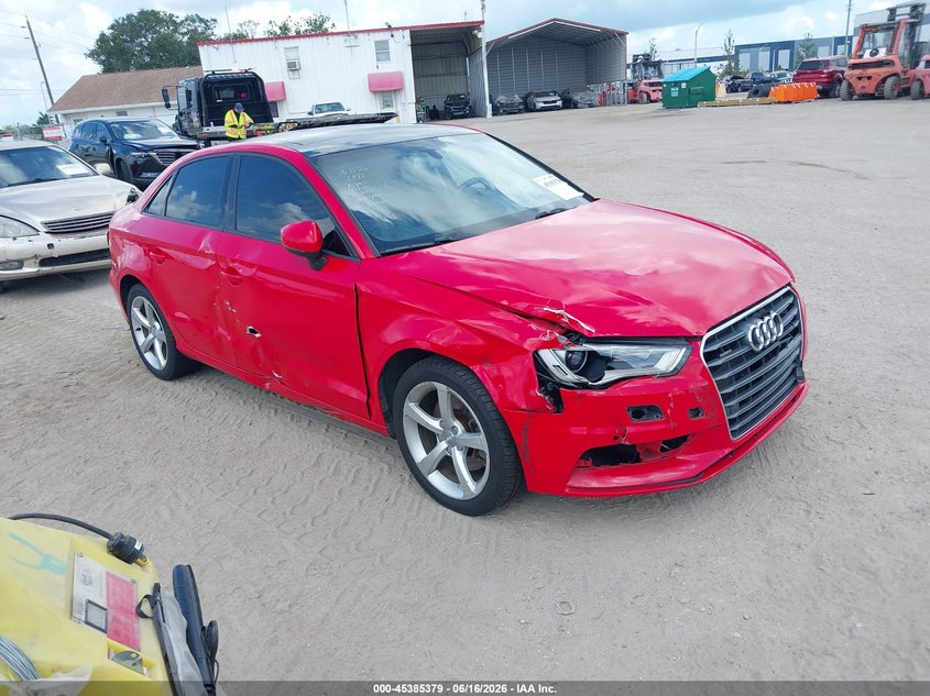 2016 Audi A3 VIN WAUB8GFF8G1065461 IAAI salvage auction — RIGHT SIDE, Salvage (Pennsylvania), sold $1,325 on 2026-07-14 (photo 1)