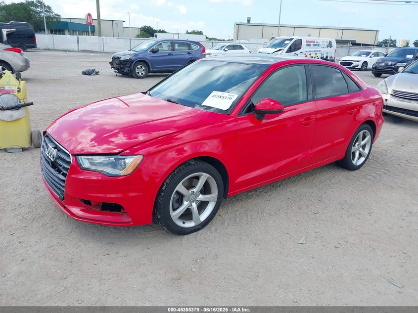 2016 Audi A3 VIN WAUB8GFF8G1065461 IAAI salvage auction — RIGHT SIDE, Salvage (Pennsylvania), sold $1,325 on 2026-07-14 (photo 2)