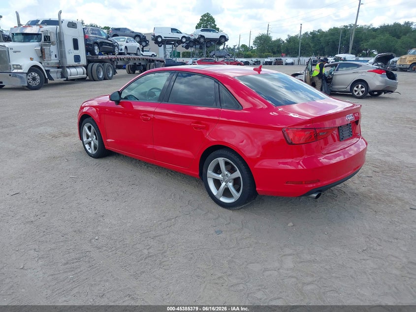 2016 Audi A3 VIN WAUB8GFF8G1065461 IAAI salvage auction — RIGHT SIDE, Salvage (Pennsylvania), sold $1,325 on 2026-07-14 (photo 3)