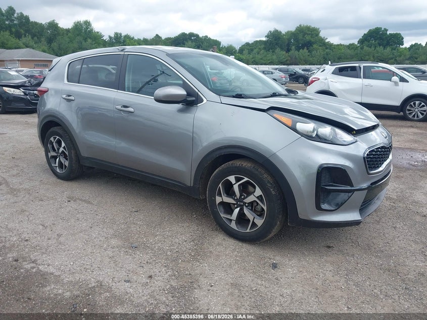 2021 Kia Sportage VIN KNDPM3AC7M7935963 IAAI salvage auction — STORM DAMAGE, Salvage (Indiana), sold $2,050 on 2026-07-28 (photo 1)