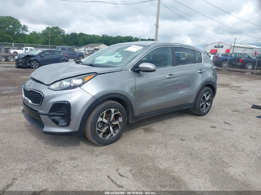 2021 Kia Sportage VIN KNDPM3AC7M7935963 IAAI salvage auction — STORM DAMAGE, Salvage (Indiana), sold $2,050 on 2026-07-28 (photo 2)