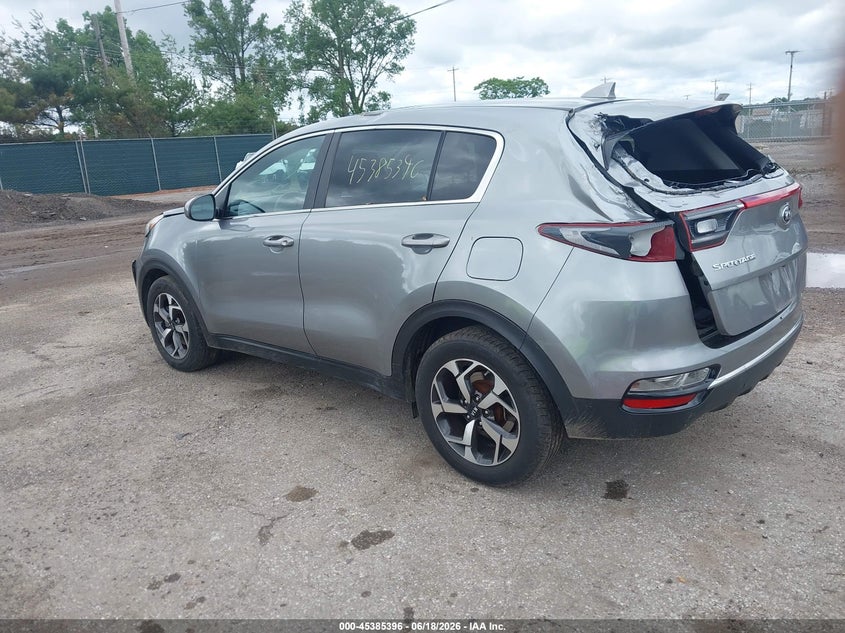 2021 Kia Sportage VIN KNDPM3AC7M7935963 IAAI salvage auction — STORM DAMAGE, Salvage (Indiana), sold $2,050 on 2026-07-28 (photo 3)