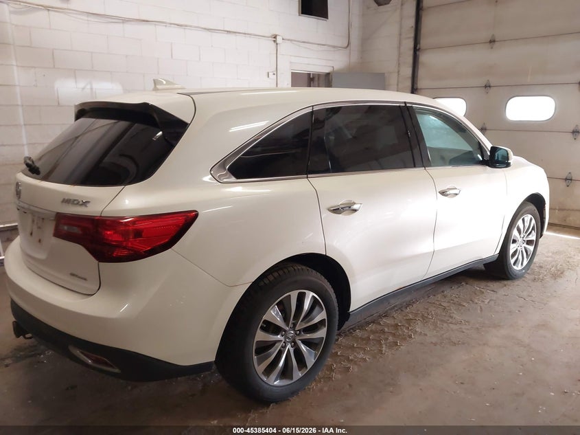 2014 Acura Mdx VIN 5FRYD4H46EB016166 IAAI salvage auction — NORMAL WEAR, Clear (Minnesota), sold $1,150 on 2026-07-18 (photo 4)