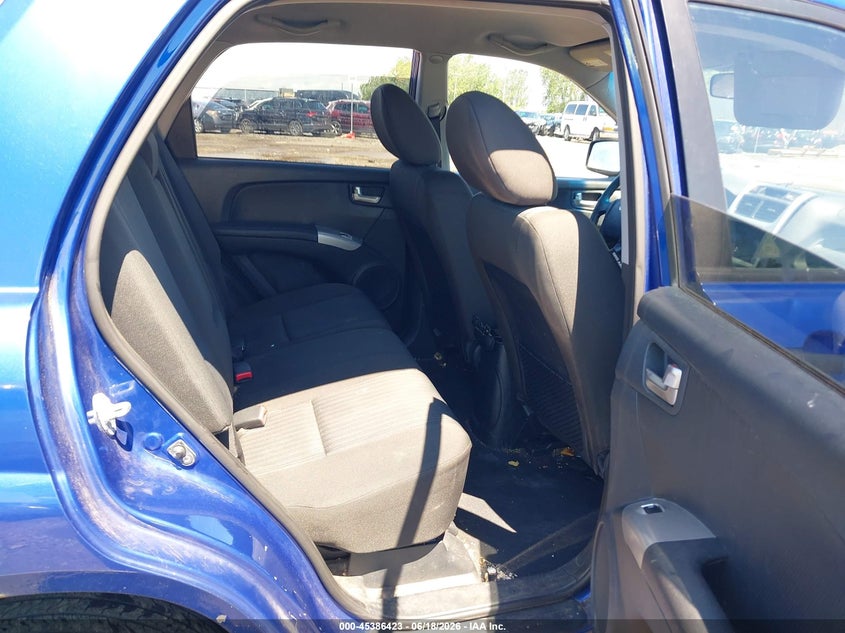 2010 Kia Sportage VIN KNDKGCA38A7669124 IAAI salvage auction — LEFT REAR, Mv-907A (New York), sold $250 on 2026-07-22 (photo 8)