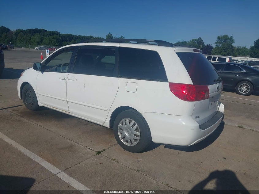 2009 Toyota Sienna VIN 5TDZK23CX9S264548 IAAI salvage auction — FRONT END, Salvage (Indiana), sold $1,050 on 2026-07-31 (photo 3)