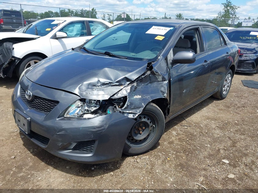 2010 Toyota Corolla VIN JTDBU4EEXAJ074076 IAAI salvage auction — FRONT & REAR, Salvage (Ohio), sold $1,375 on 2026-07-16 (photo 2)