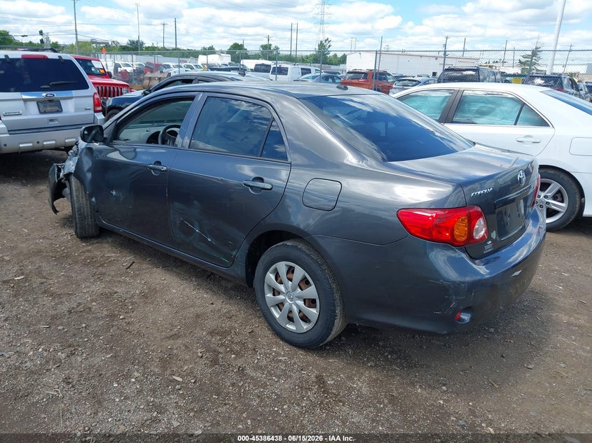 2010 Toyota Corolla VIN JTDBU4EEXAJ074076 IAAI salvage auction — FRONT & REAR, Salvage (Ohio), sold $1,375 on 2026-07-16 (photo 3)