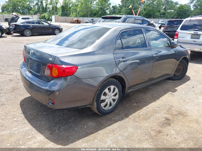 2010 Toyota Corolla VIN JTDBU4EEXAJ074076 IAAI salvage auction — FRONT & REAR, Salvage (Ohio), sold $1,375 on 2026-07-16 (photo 4)