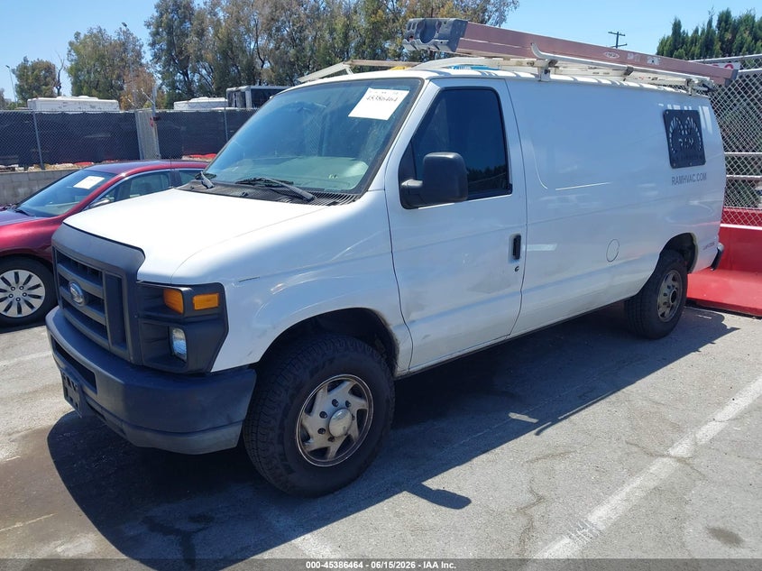 2013 Ford Econoline VIN 1FTNE2EL4DDB32392 IAAI salvage auction — THEFT, Salvage (California), sold $250 on 2026-07-09 (photo 2)