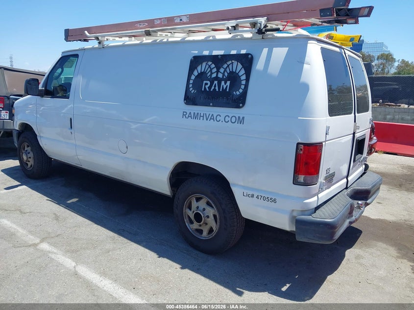 2013 Ford Econoline VIN 1FTNE2EL4DDB32392 IAAI salvage auction — THEFT, Salvage (California), sold $250 on 2026-07-09 (photo 3)