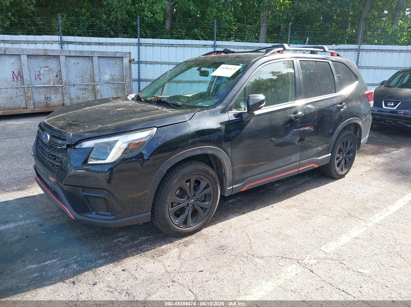 2023 Subaru Forester VIN JF2SKAGCXPH415932 IAAI salvage auction — RIGHT SIDE, Salvage (Michigan), sold $5,300 on 2026-07-27 (photo 2)