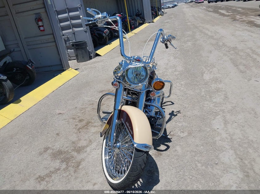 2014 Harley-davidson Softail VIN 1HD1JDV37EB029548 IAAI salvage auction — FRONT & REAR, Wait Title, sold $7,400 on 2026-08-26 (photo 5)