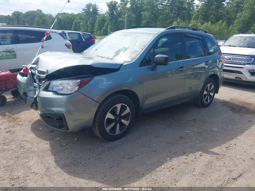 2018 Subaru Forester VIN JF2SJABC7JH432804 IAAI salvage auction — FRONT END, Salvage (Massachusetts), sold $1,625 on 2026-07-31 (photo 2)