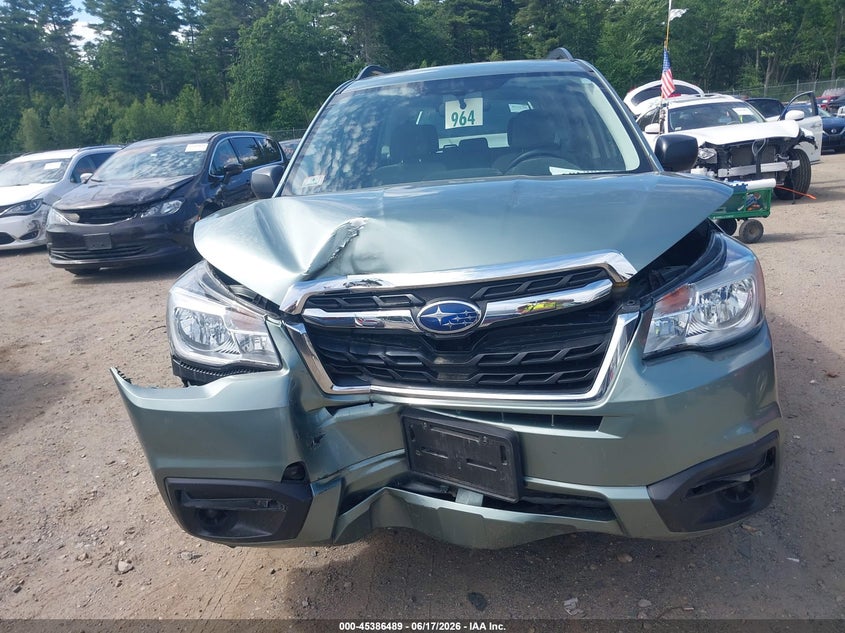 2018 Subaru Forester VIN JF2SJABC7JH432804 IAAI salvage auction — FRONT END, Salvage (Massachusetts), sold $1,625 on 2026-07-31 (photo 6)