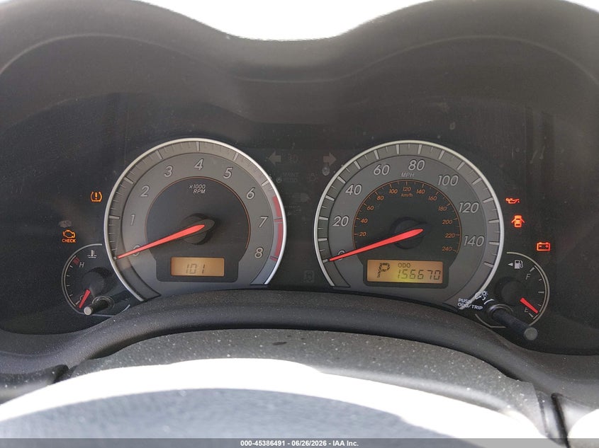 2010 Toyota Corolla VIN 1NXBU4EE1AZ169734 IAAI salvage auction — NORMAL WEAR, Clear (California), sold $875 on 2026-07-09 (photo 7)