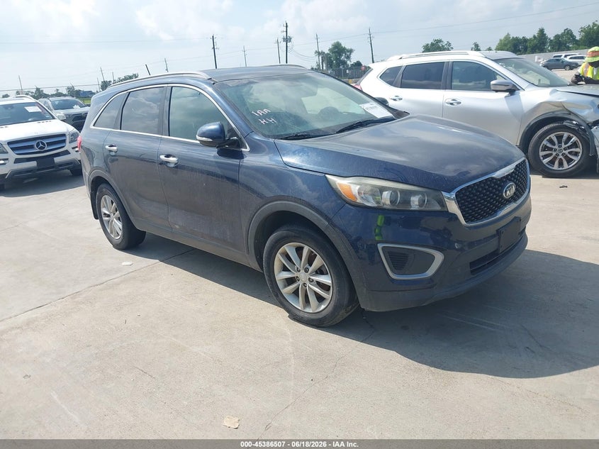 2017 Kia Sorento VIN 5XYPG4A35HG333472 IAAI salvage auction — REPOSSESSION, Nrc Lienholder Repossession Paperwork (Texas), sold $3,000 on 2026-07-10 (photo 1)