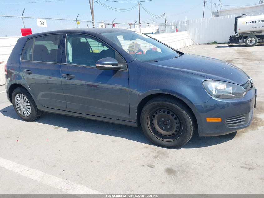 2014 Volkswagen Golf VIN WVWDB7AJ9EW008372 IAAI salvage auction — LEFT SIDE, Salvage (California), sold $800 on 2026-07-08 (photo 1)