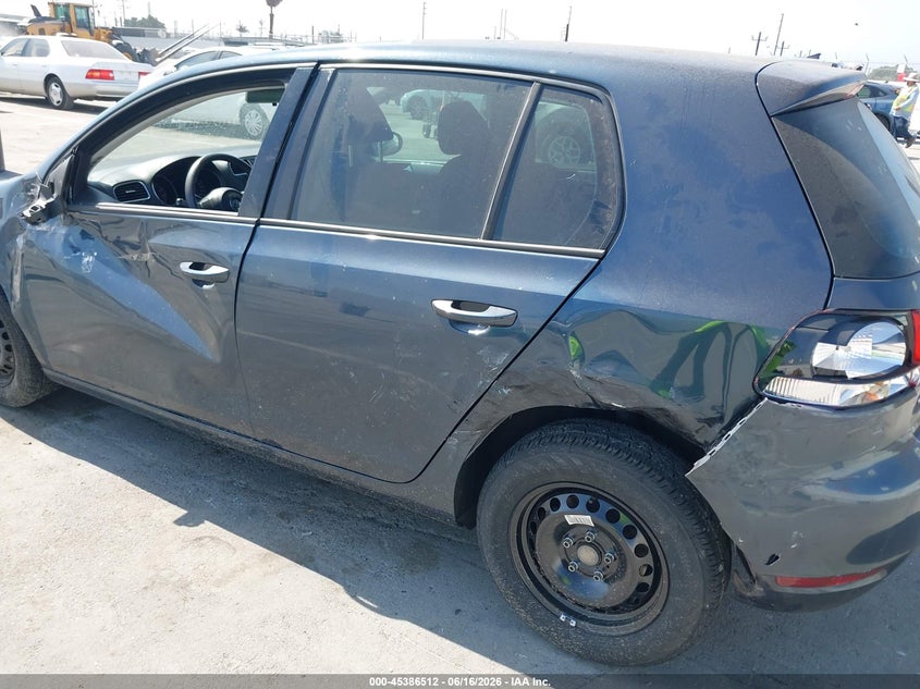 2014 Volkswagen Golf VIN WVWDB7AJ9EW008372 IAAI salvage auction — LEFT SIDE, Salvage (California), sold $800 on 2026-07-08 (photo 6)