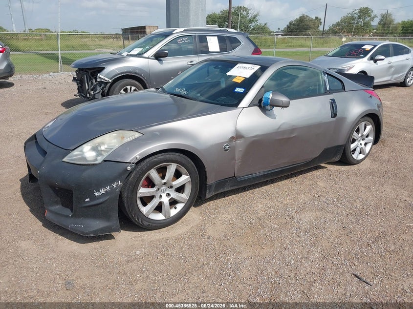 2008 Nissan 350z VIN JN1BZ34D88M706945 IAAI salvage auction — FRONT END, Original (Texas), sold $1,350 on 2026-07-14 (photo 2)